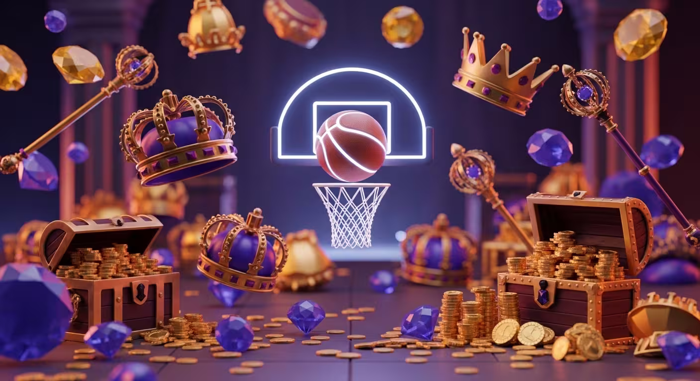 VIP rewards badge with platinum crown and exclusive perks